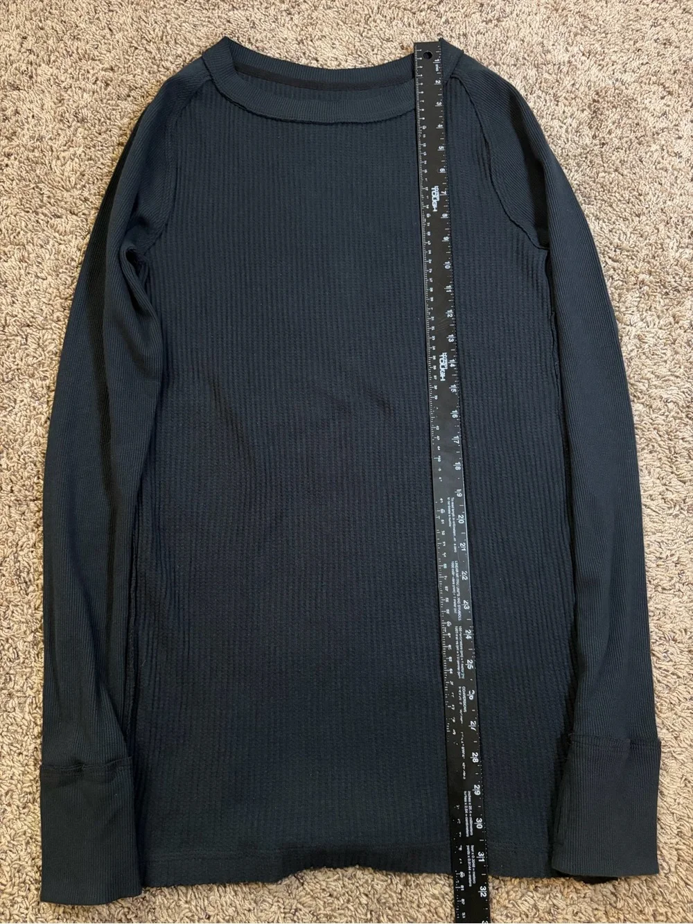 Free People NWT We The Free Care FP Honey B Crew Neck Shirt, Black Size M